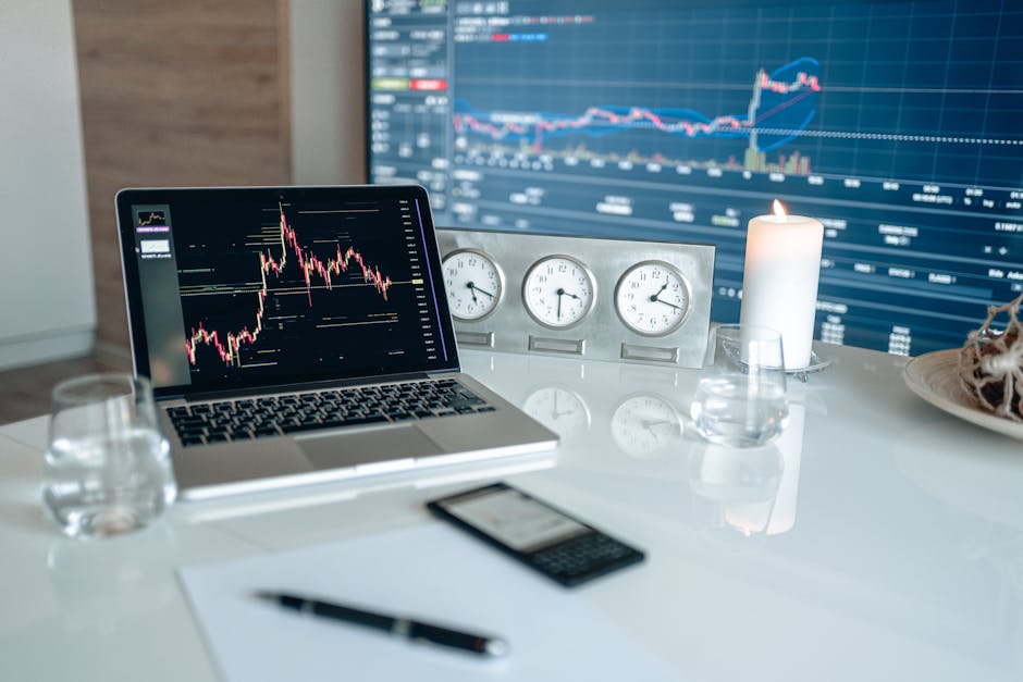 Chart showing natural gas price analysis and trading data
