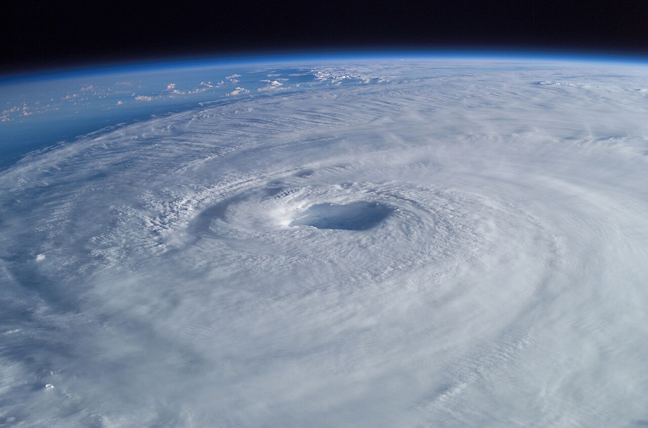 Hurricane Isabel photographed from the International Space Station